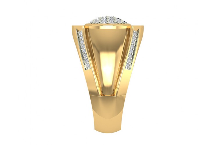 Vance Diamond Gents ring in gold